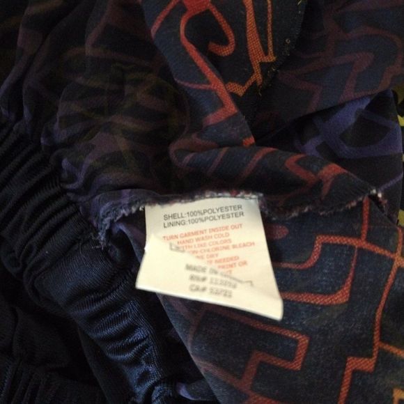 APPLE Bottoms off shoulder peplum bottom blouse Y2k 1X - Picture 10 of 11